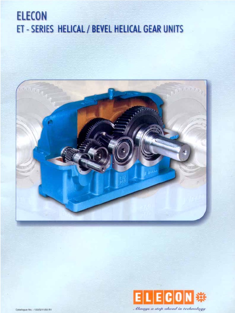Elecon KCN Gear Box Gear Transmission (Mechanics)
