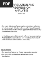 Correlation and Regression Analysis