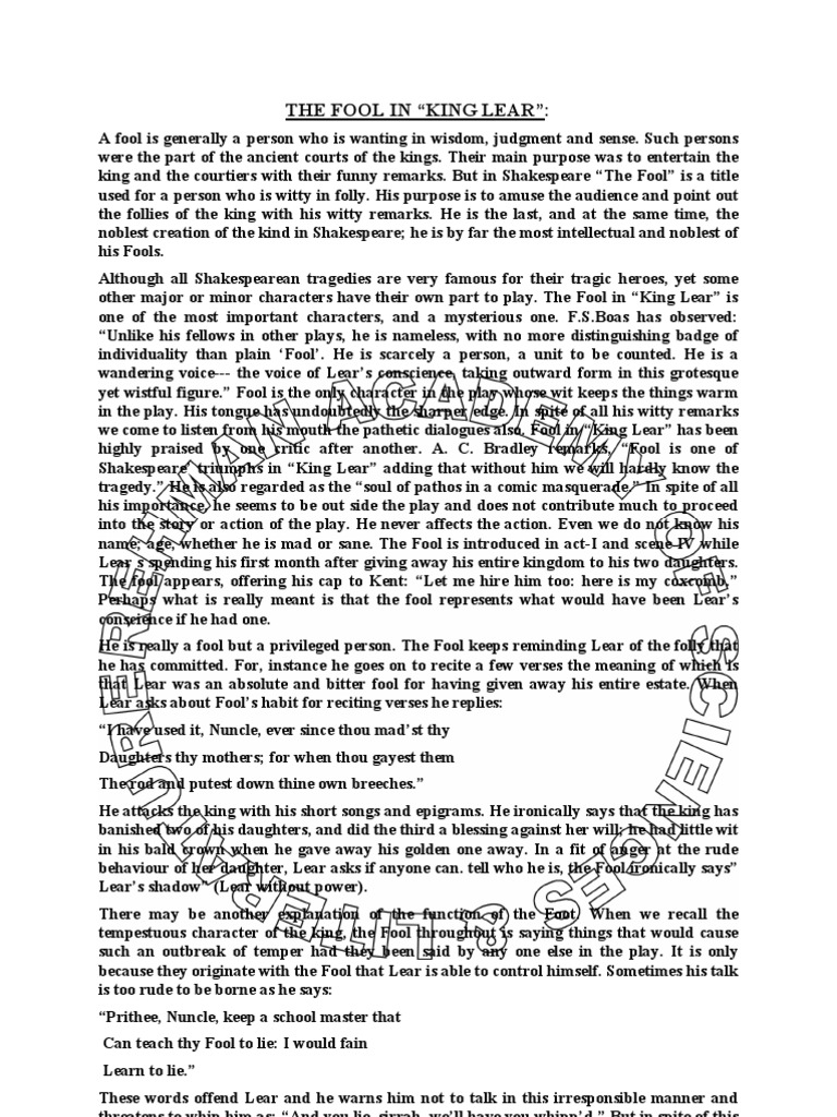 Cordelia's loyalty king lear picture