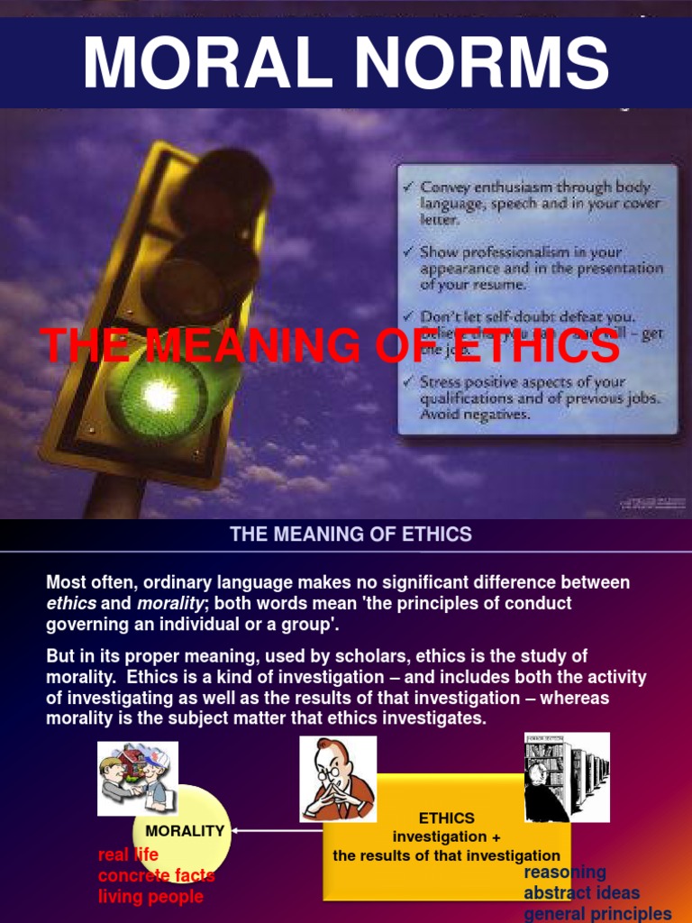 Moral Norms Norm (Social) Value (Ethics) Free 30day Trial Scribd