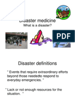 Disaster Medicine: What Is A Disaster?