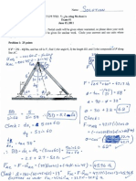 Eng Mech Exam - Solutions