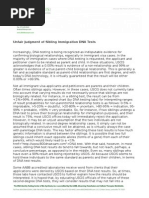 Download Unfair judgment of sibling immigration DNA tests  by DNA Exam SN19655845 doc pdf