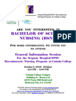 Bachelor of Science Nursing (BSN) ?: General Information Session