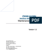 ZXHN H108N Wireless ADSL Router Maintenance Manual