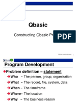 Constructing Qbasic Programs