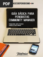 Guía básica para Periodistas Community Manager