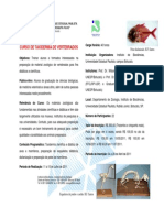 Folder - Curso de Taxidermia de Vertebrados-2011