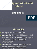 LL 3 Sinonimija