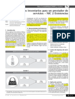 Costos inventarios prestador servicios NIC2