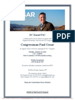 Reception For Paul Gosar