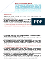 Motivos para agradecer a Dios en el culto de acción de gracias