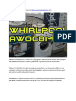 Masina de Spalat Rufe Whirlpool AWOC81401