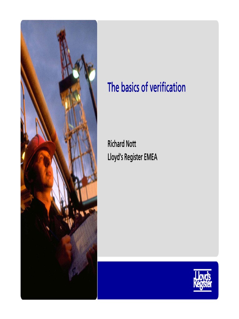 Safety Critical Elements / Equipment (SCE) management process