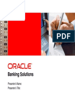 Oracle Banking Solution