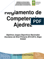 Reglamento de Competencia de Ajedrez 2012-2013