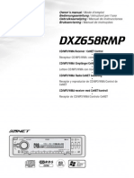 Clarion Cdmp3wma Receiver Owners Manual Dxz658rmp for Clarion Dxz658rmp Car Stereo System