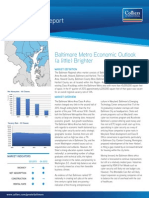 Office Market Report: Baltimore Metro Economic Outlook (A Little) Brighter