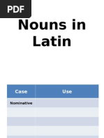 Latin Noun Practice: Declensions 1-3