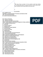 Banking Terminology for IBPS