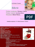 Proiect Didactic