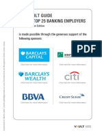 VAULT Top 25 Banking Employers