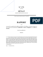 RAPPORT FAIT .... sur le projet de loi autorisant la ratification du traité de Singapour sur le droit des marques