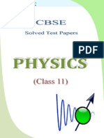Physics Class 11 Index and Chapters