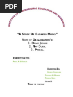 Download A Study of Business Model by Peerzada Musaddiq SN19689780 doc pdf