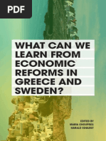 What can we learn from economic reforms in Greece and Sweden?