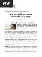 Valentin Falin Der Kalte Krieg Ist Nicht Zu Ende