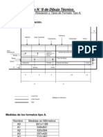 Guía N ° 8 de Dibujo Técnico (Cuadro de Rotulación y Tipos de Formato Tipo A.)