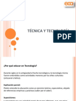 TECNICA Y TECNOLOGIA 1º