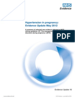 Hypertension in Pregnancy: Evidence Update May 2012