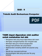 Teknik Audit Berbantuan Komputer (Kul. 7)