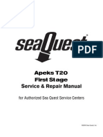 Apeks T20 1st Stage Service Manual