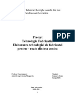 Proiect Tehnologia Fabricatiei Cojocaru Denis An 4 Mecatronica