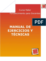 Manual de Ejercicios y Técnicas