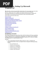 Download Setting Up Microsoft Windows XP by rolandslade SN19705374 doc pdf