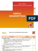 Carta Descriptiva General