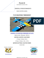 VQ MODEL RC P-51D MUSTANG "OBSESSION" ARF CLASSE 46