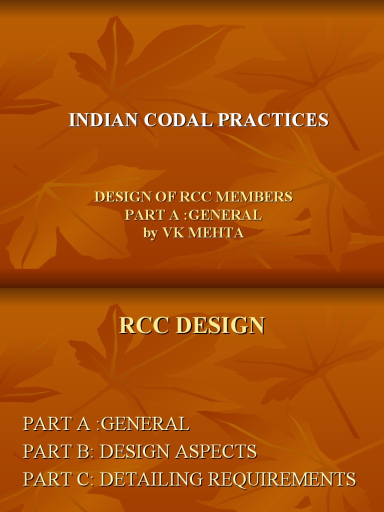 RCC Member Design Guidelines | PDF | Concrete | Structural Engineering
