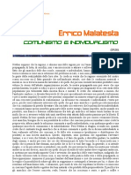 Errico Malatesta-  Comunismo e individualismo