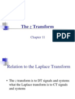 The Z Transform: Chapter 11