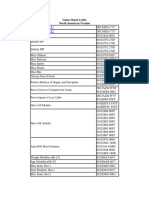 Joker Command P1 Joker Command P2: Game Shark Codes North American Version