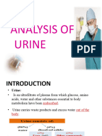 Analysis of Urine