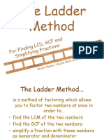 Ladder for GCF LCM Simp Frac-1