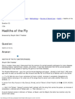 Hadiths of The Fly