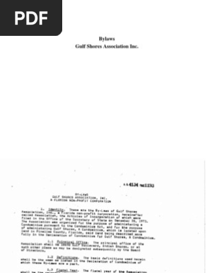 bylaws