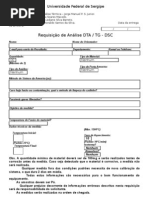 Requisicao DTA TG DSC